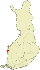 Localisation de Närpes en Finlande