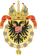 Coat of Arms of Charles V as Holy Roman Emperor, Charles I as King of Spain-Or shield variant.svg