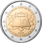 2 € Finlande 2007 - Traité de Rome