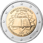 2 € Allemagne 2007 - Traité de Rome