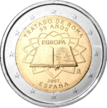 2 € Espagne 2007 - Traité de Rome