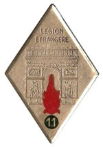 Insigne du 11e régiment étranger d'infanterie