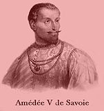 Portrait d'Amédée V de Savoie