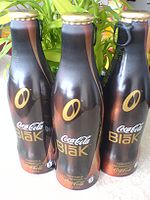 Bouteilles de Coca-Cola BlāK