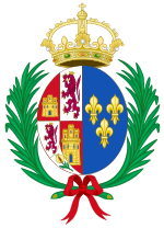 Coat of Arms of Elisabeth of France (1602-1644), Queen Consort of Spain.svg