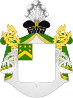 Coat of Arms of an Italian Comte Grand Officier de la Couronne.svg