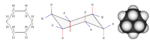 strucuture et représentations  (conformation chaise et représentation 3D) du cyclohexane