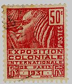 Timbre de l'Exposition Coloniale de 1931