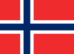 Drapeau de la Norvège utilisé sur l'île Jan Mayen.