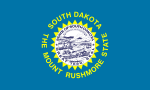 Le drapeau du Dakota du Sud.