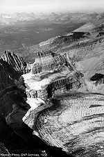 Glacier de Grinnell en 1938.