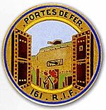 Insigne régimentaire du 161e régiment d'infanterie de forteresse (1939).jpg