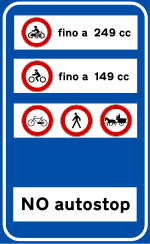 Italian traffic signs - limiti strada extraurbana principale.svg