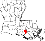 Situation de la paroisse de l'Assomption en Louisiane