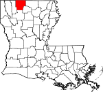 Situation de la paroisse de Claiborne en Louisiane
