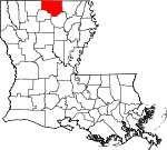 Situation de la paroisse de l'Union en Louisiane