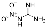 Structure de la nitroguanidine