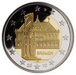 Pièce de 2€ commémorative Allemagne.png