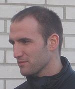 Photographie de profil de la tête de Róbert Vittek, international slovaque.