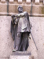 Statue de Guillaume Longue-Épée à Falaise.