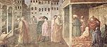 VI=La guarigione dello zoppo e la resurrezione di Tabita, Masolino e Masaccio