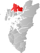 Carte de Vindafjord