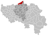 Situation de la commune dans la province de Liège