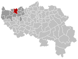 Situation de la commune dans l'arrondissement de Waremme et la province de Liège