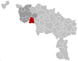 Péruwelz Hainaut Belgium Map.png