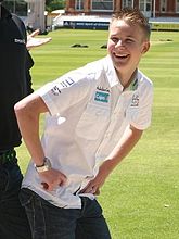 Webb à un événement promotionnel à Lord's Cricket Ground en 2010.