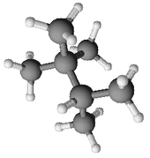 Représentations du 2,2,3-triméthylbutane
