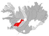 Situation de Bláskógabyggð.