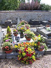 La tombe de Romy Schneider.