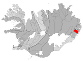 Situation de Breiðdalshreppur.