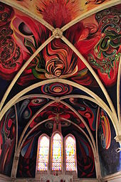 Les fresques de Carrasco de l'église Notre-Dame.