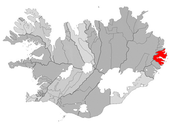 Situation de Fjarðabyggð.