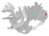 Situation de Seyðisfjörður.