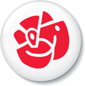 La rose rouge, emblème du Parti social-démocrate suédois