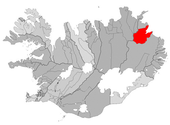 Situation de Vopnafjarðarhreppur.