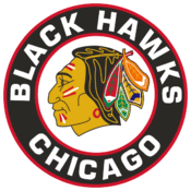 Quatrième logo des Blackhawks.