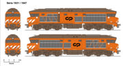 Croquis des locomotives série 1930/1947