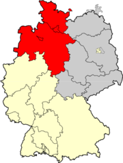 Localisation de l’Oberliga Nord