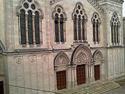 Façade de la synagogue de Bordeaux