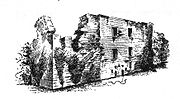 Hessilhead Castle in the 1800s