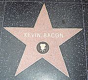 L'étoile de Kevin Bacon sur le Hollywood Walk of Fame