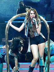 Miley Cyrus - Wonder World Tour - Party in the U.S.A. cropped.jpg
