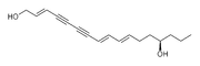 Structure moléculaire de l'œnanthotoxine