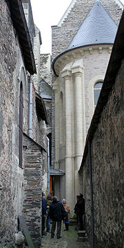 Extérieur de l'abbaye du Ronceray (Angers)