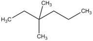 Représentations du 3,3-diméthylhexane