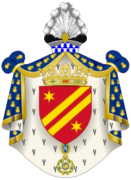 Coat of Arms of Lucien Bonaparte during the Hundred Days.svg